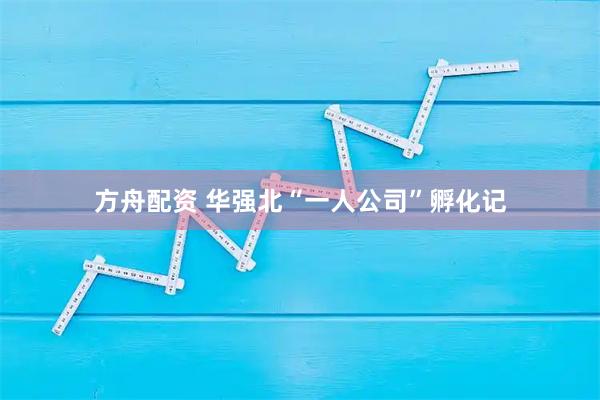 方舟配资 华强北“一人公司”孵化记